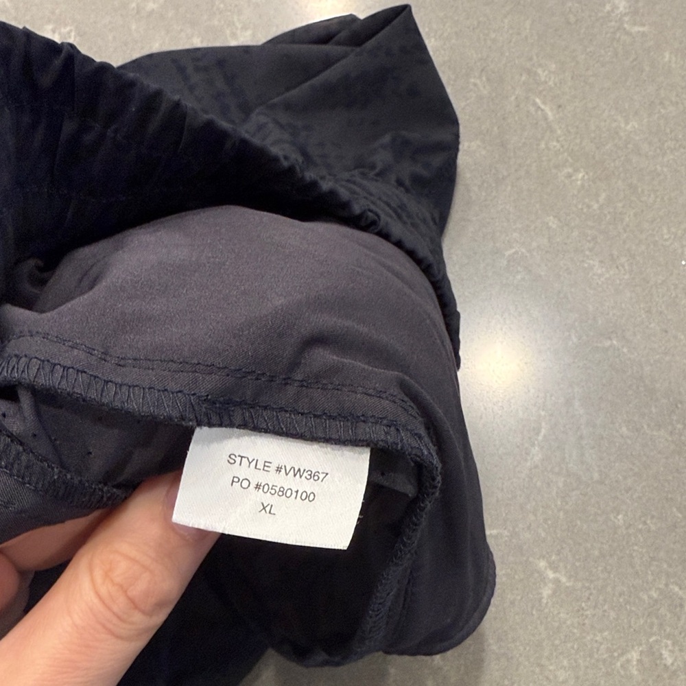 Vuori Women's Dark Blue Athletic Shorts - Picture 2 of 5